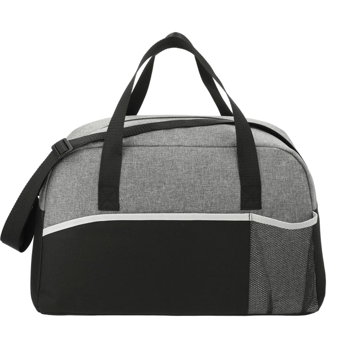 Front and Decorated view of the Energy 17&quot; Duffel Bag