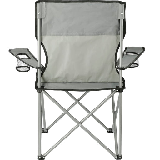 Front and Decorated view of the Fanatic Event Folding Chair