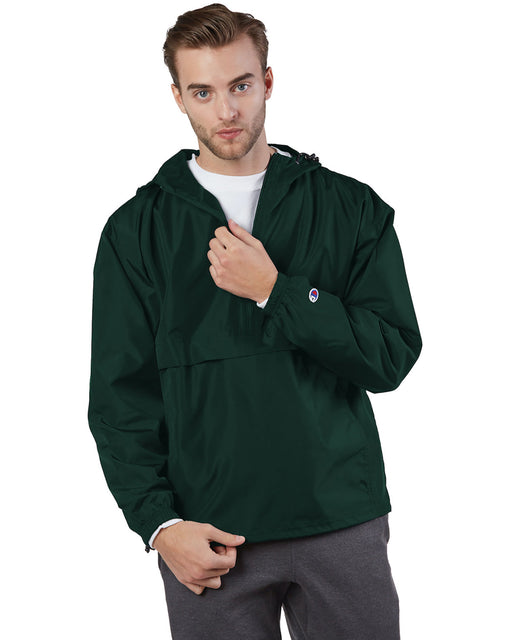 Adult Packable Anorak 1/4 Zip Jacket