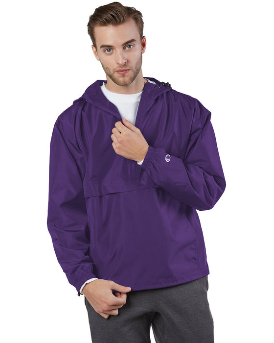 Adult Packable Anorak 1/4 Zip Jacket