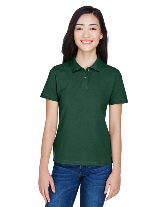 Ladies' 6 oz. Ringspun Cotton Piqué Short-Sleeve Polo