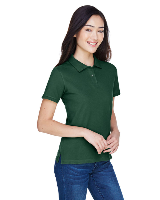 Ladies' 6 oz. Ringspun Cotton Piqué Short-Sleeve Polo