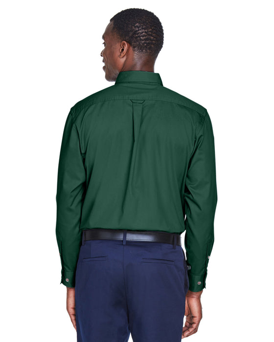 Men's Easy Blend™ Long-Sleeve Twill Shirt with Stain-Release